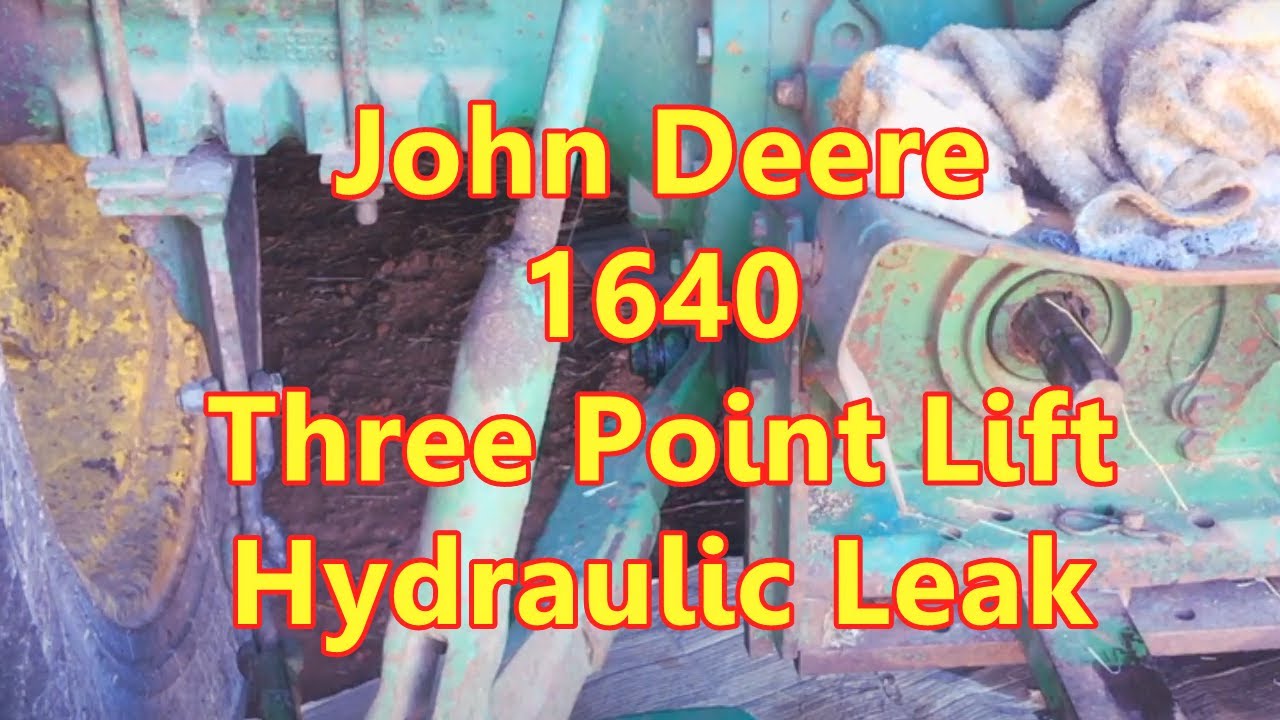 How to Fix a Hydraulic Oil Leak on Tractor Three Point Lift