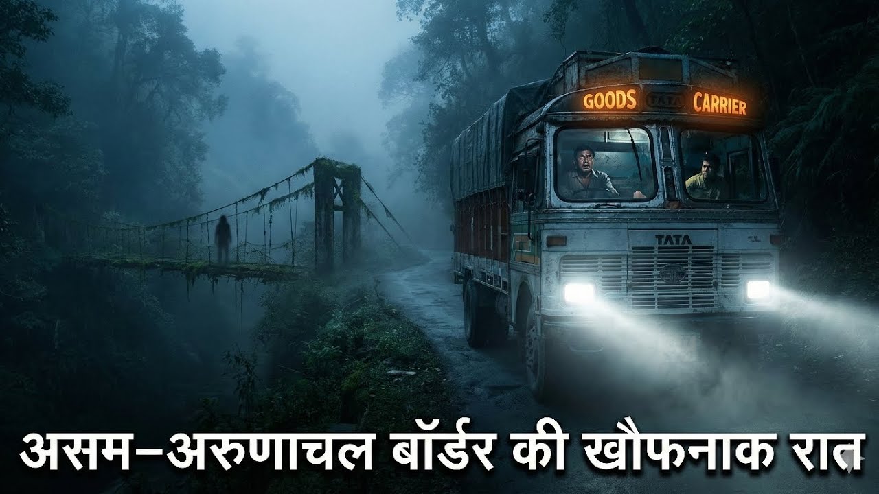 Arunachal boadar का भूतिया रास्ता | ट्रक ड्राइवर की ज़िंदगी की सबसे डरावनी रात” | truck Real  story 