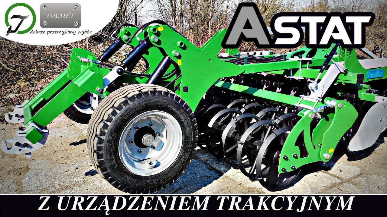 Tolmet Astat - agregat talerzowy z urządzeniem trakcyjnym i hydropakiem