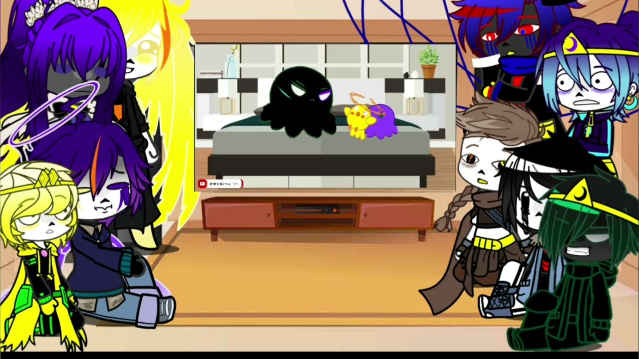 （OG）Sans au React to My video (Three Kids） PT.5 #NightSwad /SwadMare || MY AU 酣睡的貓