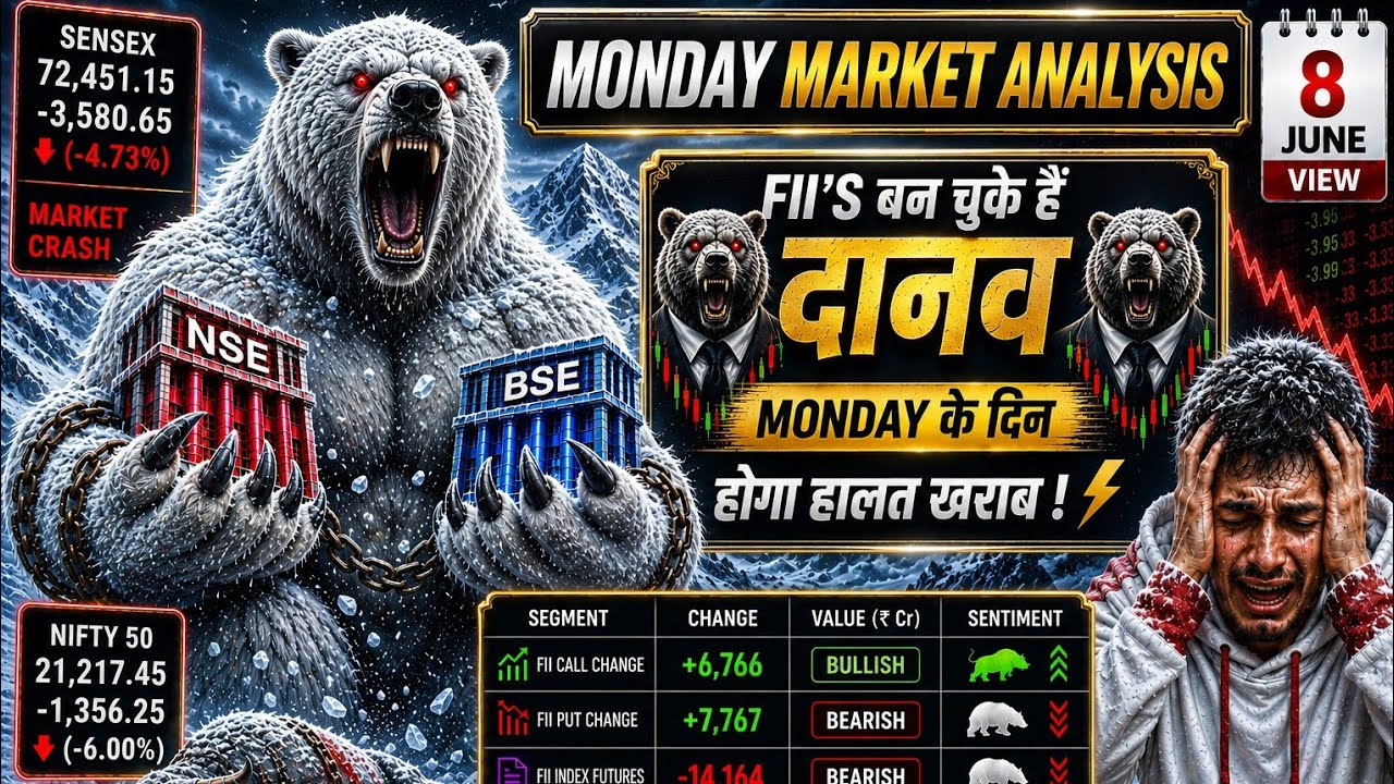 Monday market prediction | Monday Nifty, Sensex, Banknifty Prediction | Monday Market gap Up or down