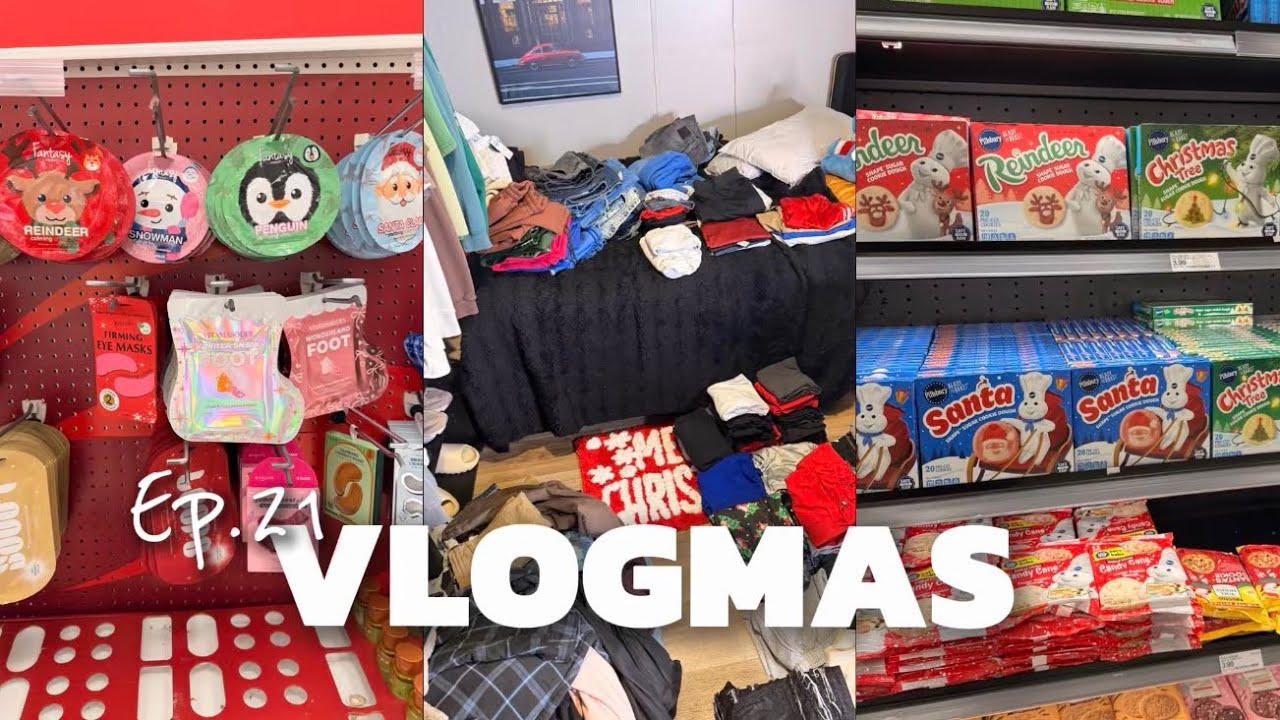 Vlogmas Day 21 🎄 | S1 E8 | Last-Minute Christmas Shopping, Holiday Vibes & Real Life