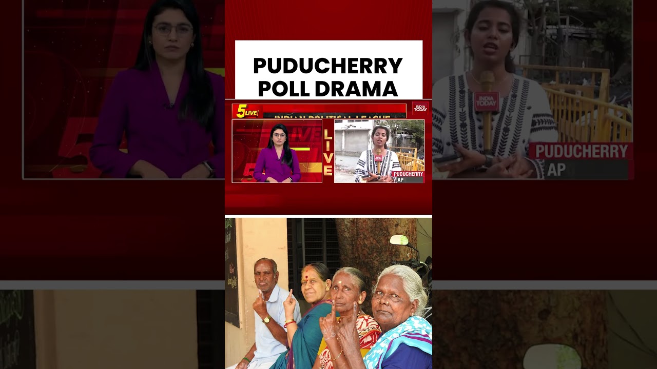 Violence & High Turnout in Puducherry Polls #pondicherry #election2026