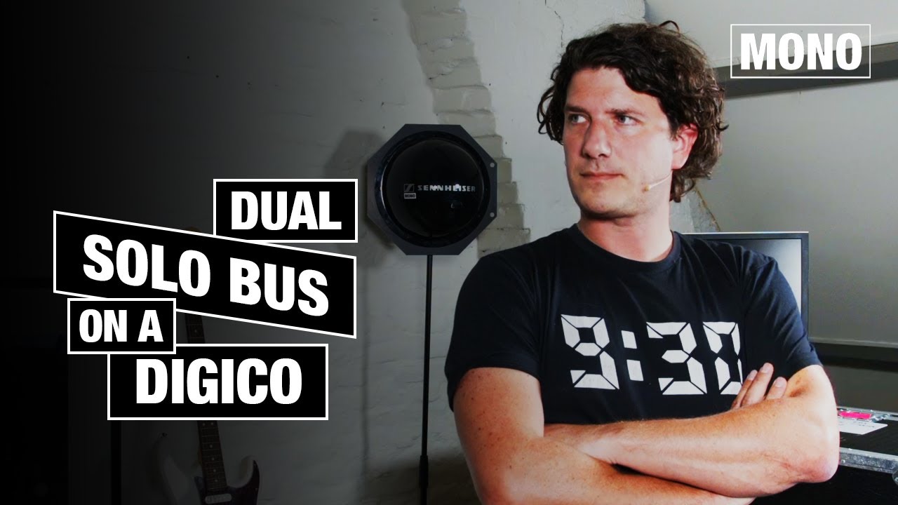How to set up a dual solo bus on a DiGiCo