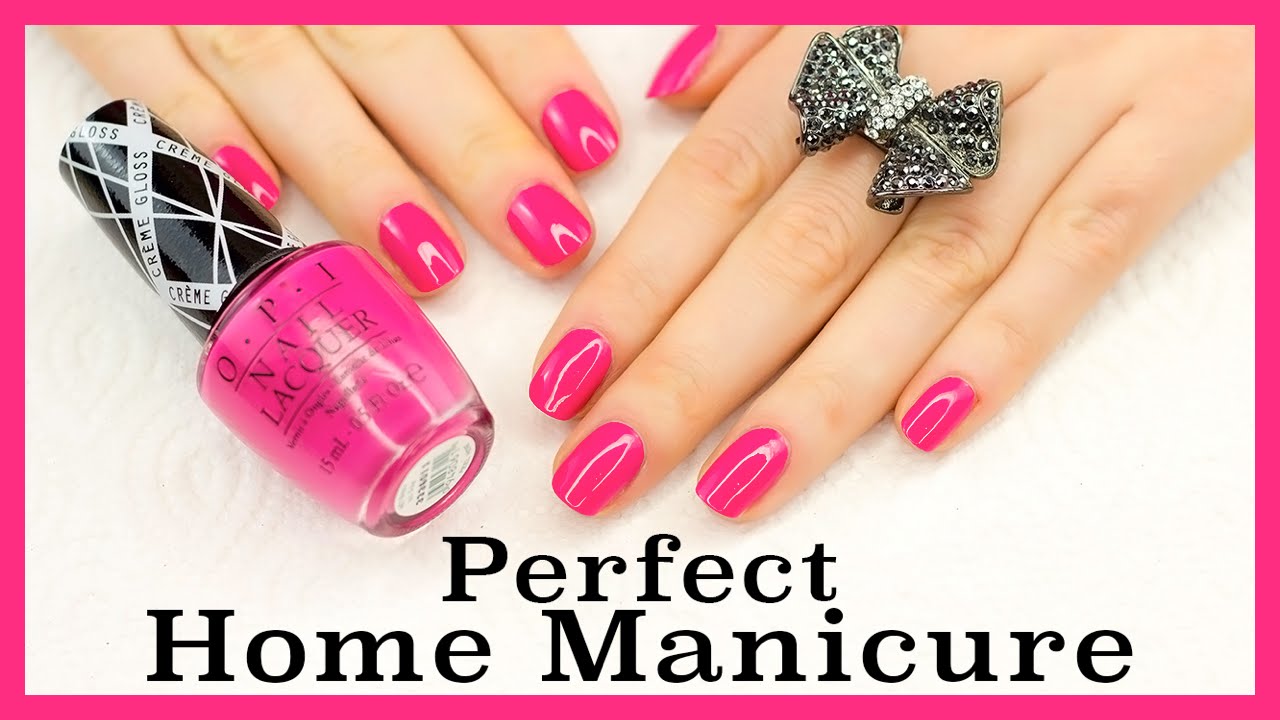 Perfect Home Manicure DIY Tutorial