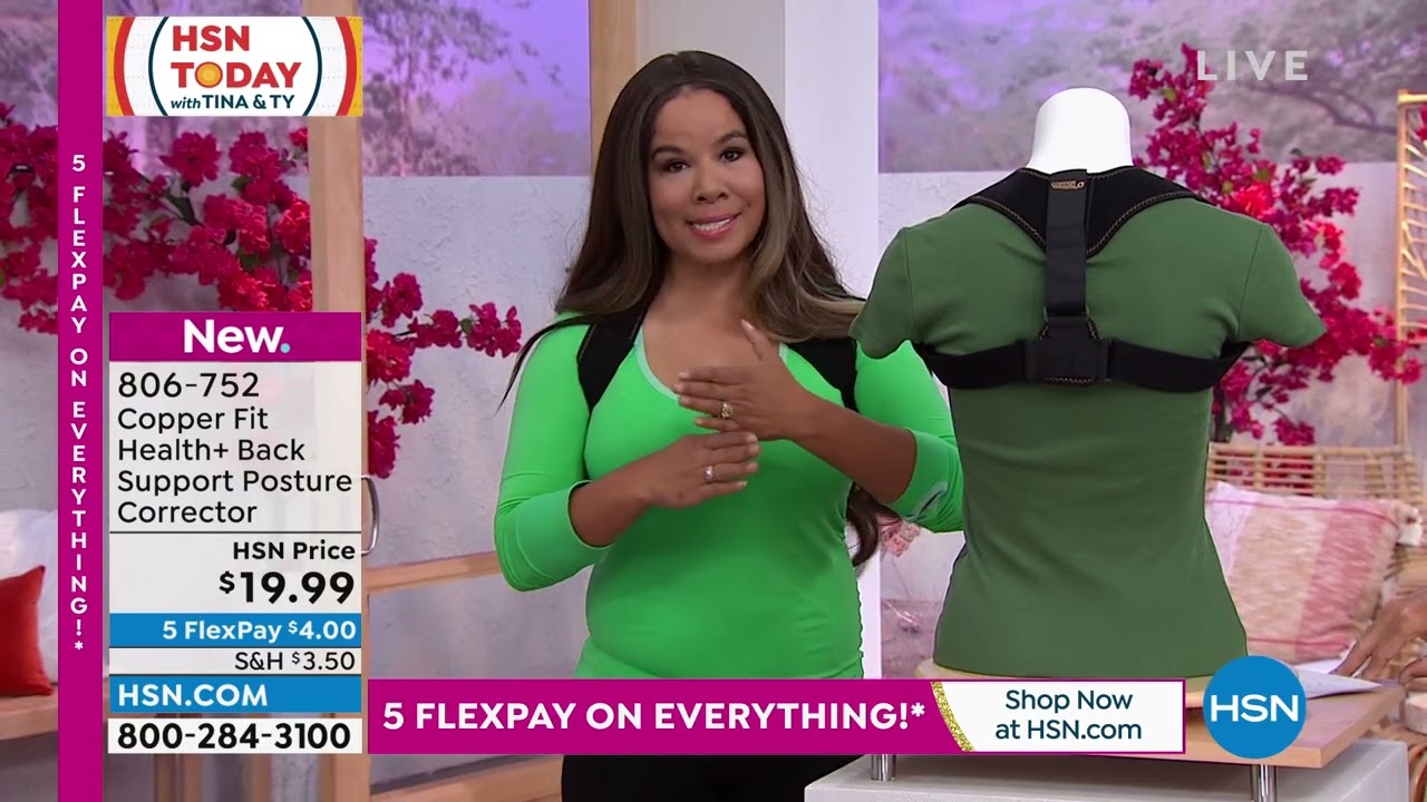 Copper Fit Health+ Back Support   Posture Corrector