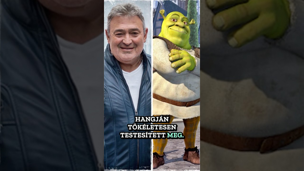 Felejthetetlen hang, felejthetetlen műv&eacute;sz... Gesztesi K&aacute;roly tragikus sorsa 💔 #Szinkron #Shrek
