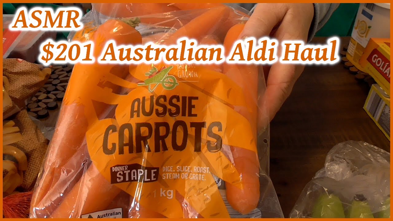 ASMR ~ ALDI AUSTRALIA $201 GROCERY HAUL ~ SOFT SPOKEN