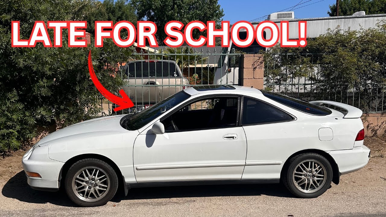 Late For School in my Integra | CHILL MANUAL POV Drive |