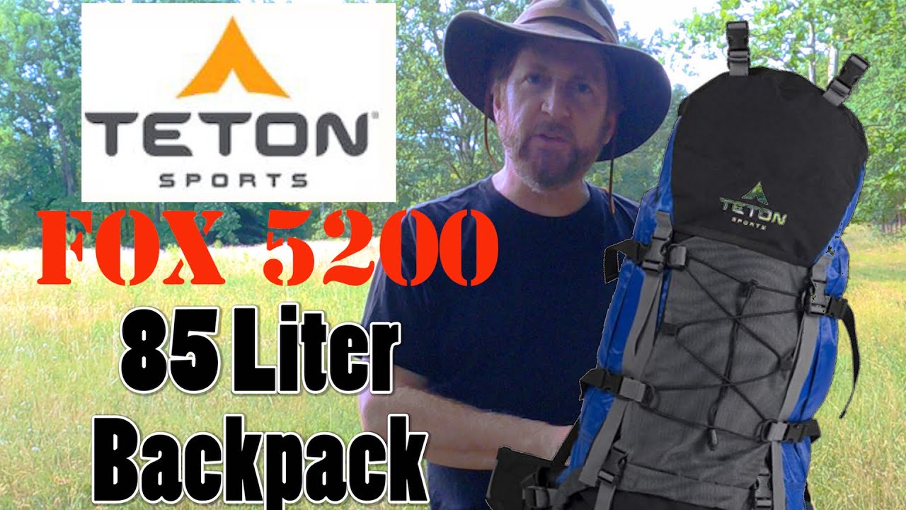 Teton Sports Fox 5200 | 85 Liter Internal Frame Backpack