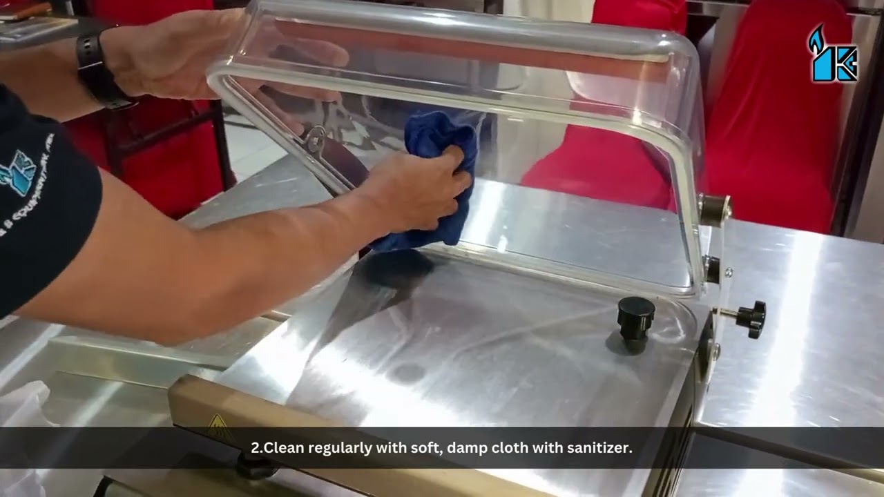 Sirman Vacuum Packaging Machine with Marination Function W8TOP30DX12 Dismantling & Cleaning