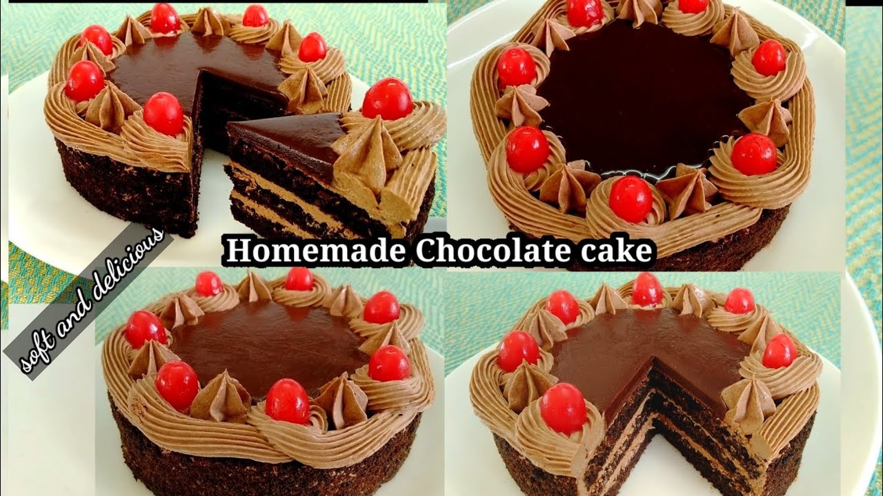 Homemade easy Chocolate cake | How to make Moist chocolate cake | Soft and moist chocolate cake