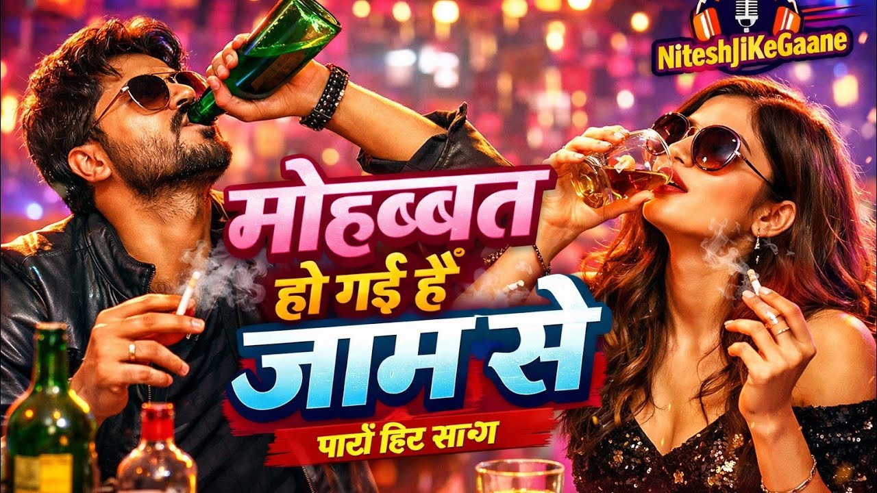 मोहब्बत हो गई है जाम से 🥺💔🥀🍾 | New Song 2026 | Heart Touching Sad Song 2026 | NiteshJiKeGaane 