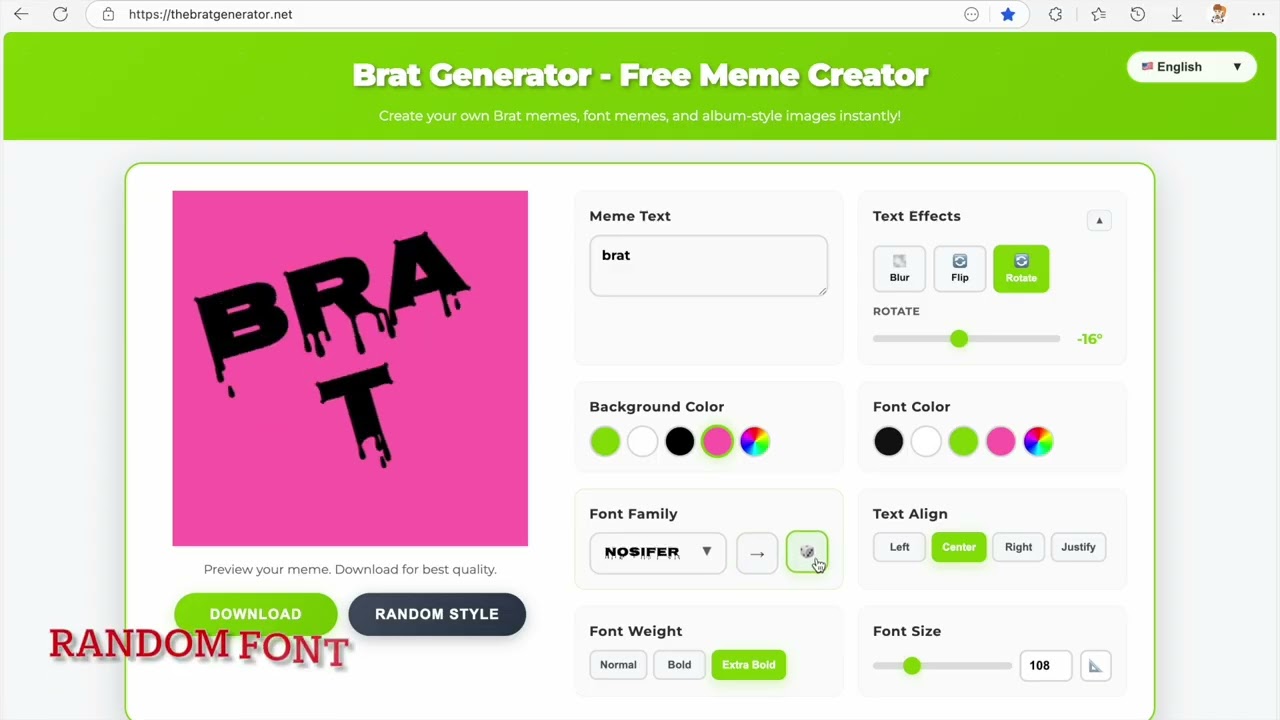 How to Use Brat Generator: Create Viral Memes in 60 Seconds! (FREE Tool)
