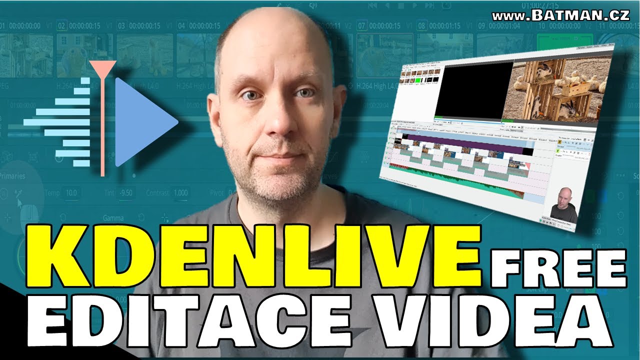 Kdenlive - základy editace videa (jak udělat video)