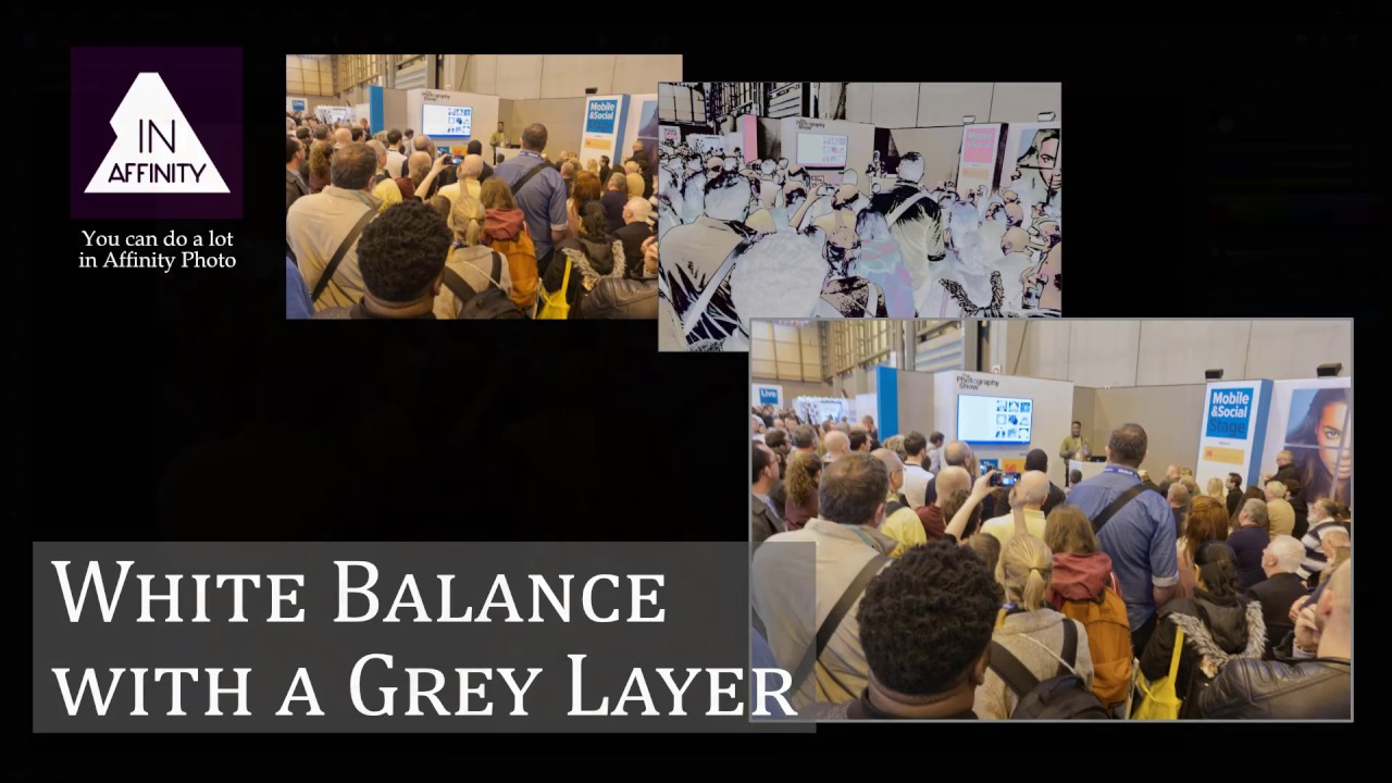 Fixing White Balance with a Grey Layer (with Affinity Photo)