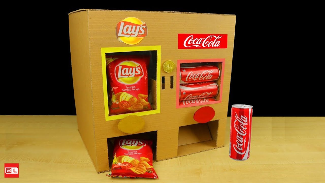 How to Make LAY'S Chips and Coca Cola Vending Machine