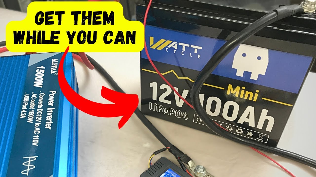 WattCycle 12V 100Ah Mini LiFePO4 Battery: Epic Test & Review!