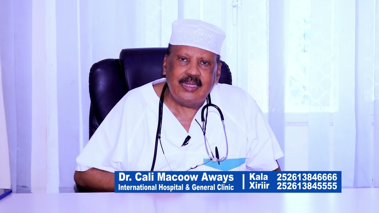 Muuqaalka Dr Cali Macoow Aways
