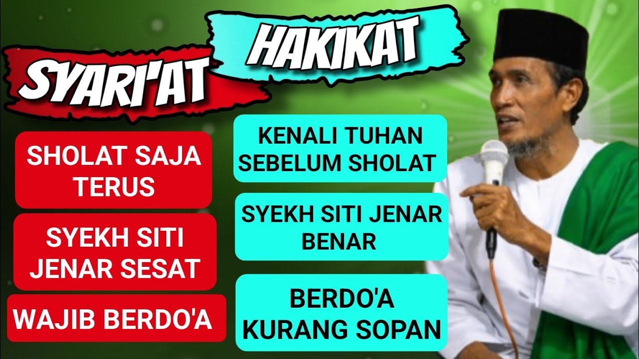 KH. MUKHLASON ROSYID 💥 ANTARA SYARI'AT DENGAN HAKIKAT 
