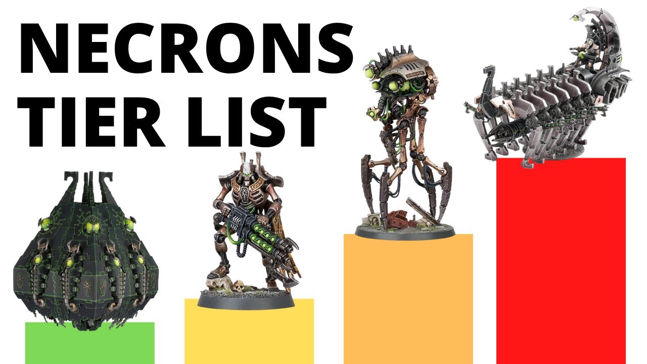 Codex Necrons Unit Tier List in Warhammer 40K - Strongest + Weakest Necron Datasheets
