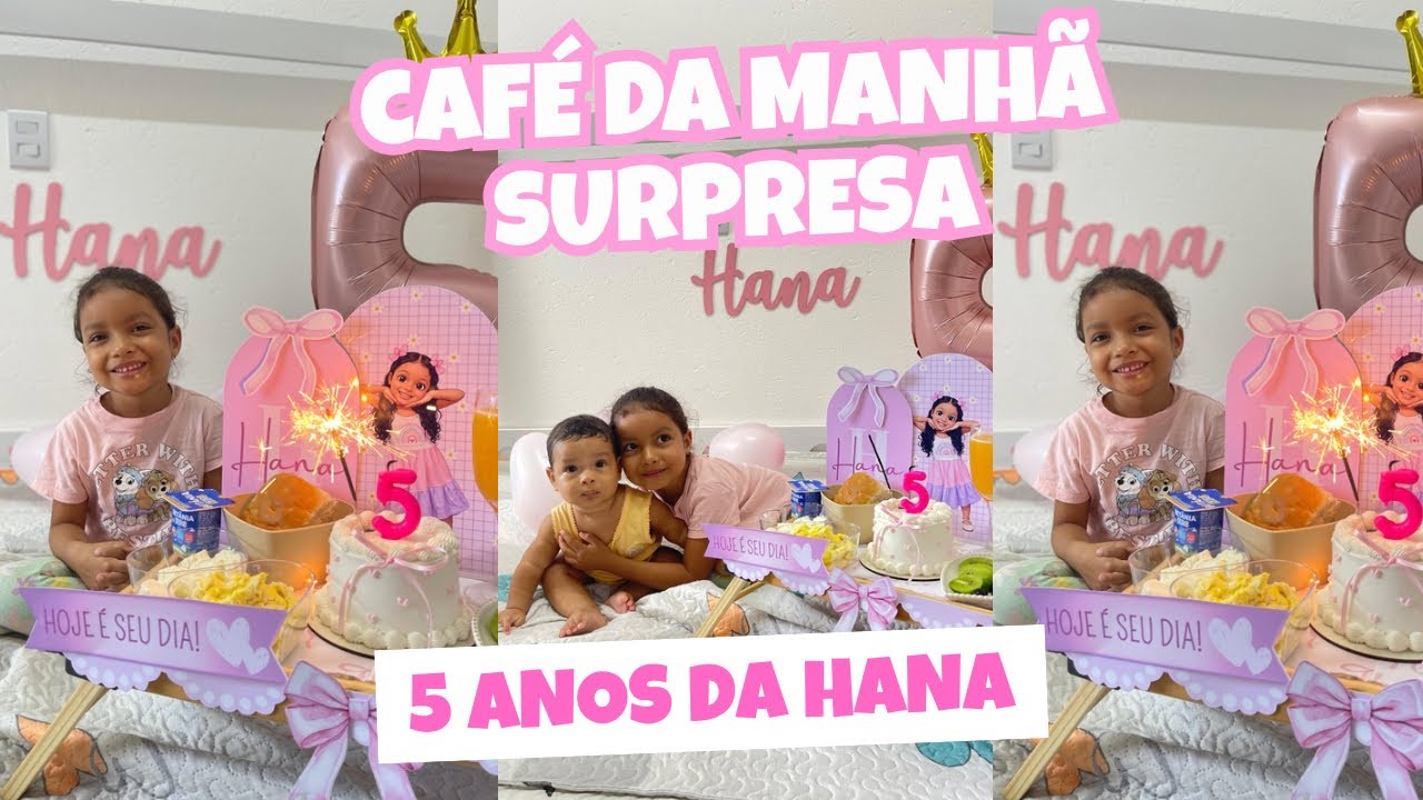 Preparando um café da manhã em comemoração aos 5 aninhos da Hana🎉💖🎂#cafédamanhãespecial #cafedamanha