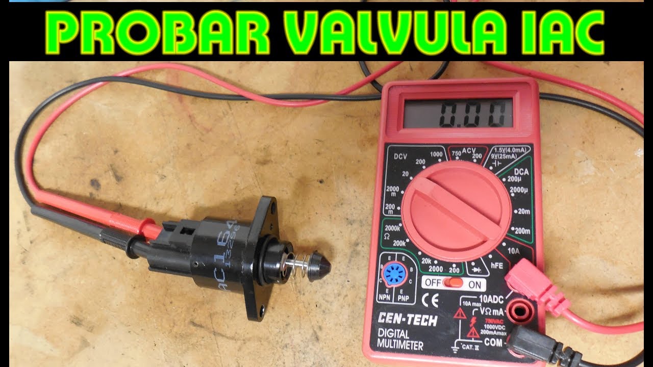 Como saber si sirve la valvula IAC? (reeditado con diagramas)