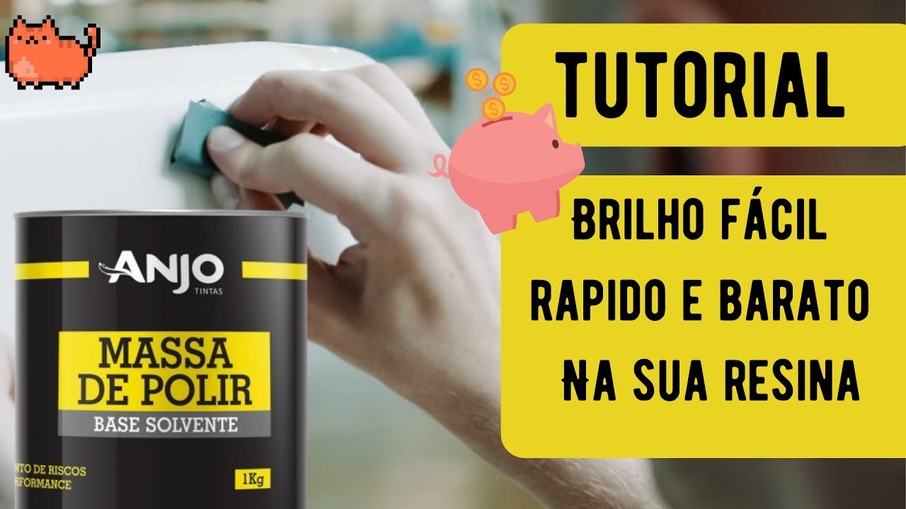 RESINA EPOXI PARA INICIANTES | Como polir e dar brilho na resina FÁCIL E BARATO.