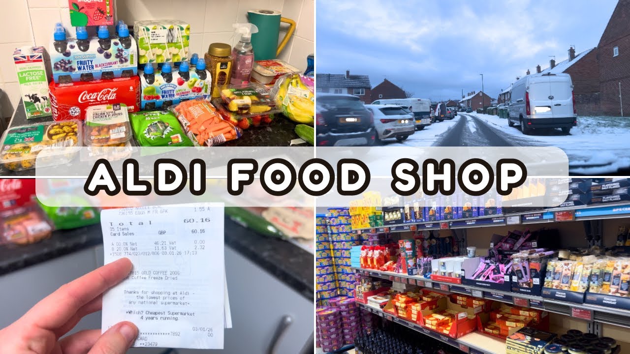 🛒 Январская закупка продуктов | Покупки в Aldi и пополнение запасов в холодильнике ❄️