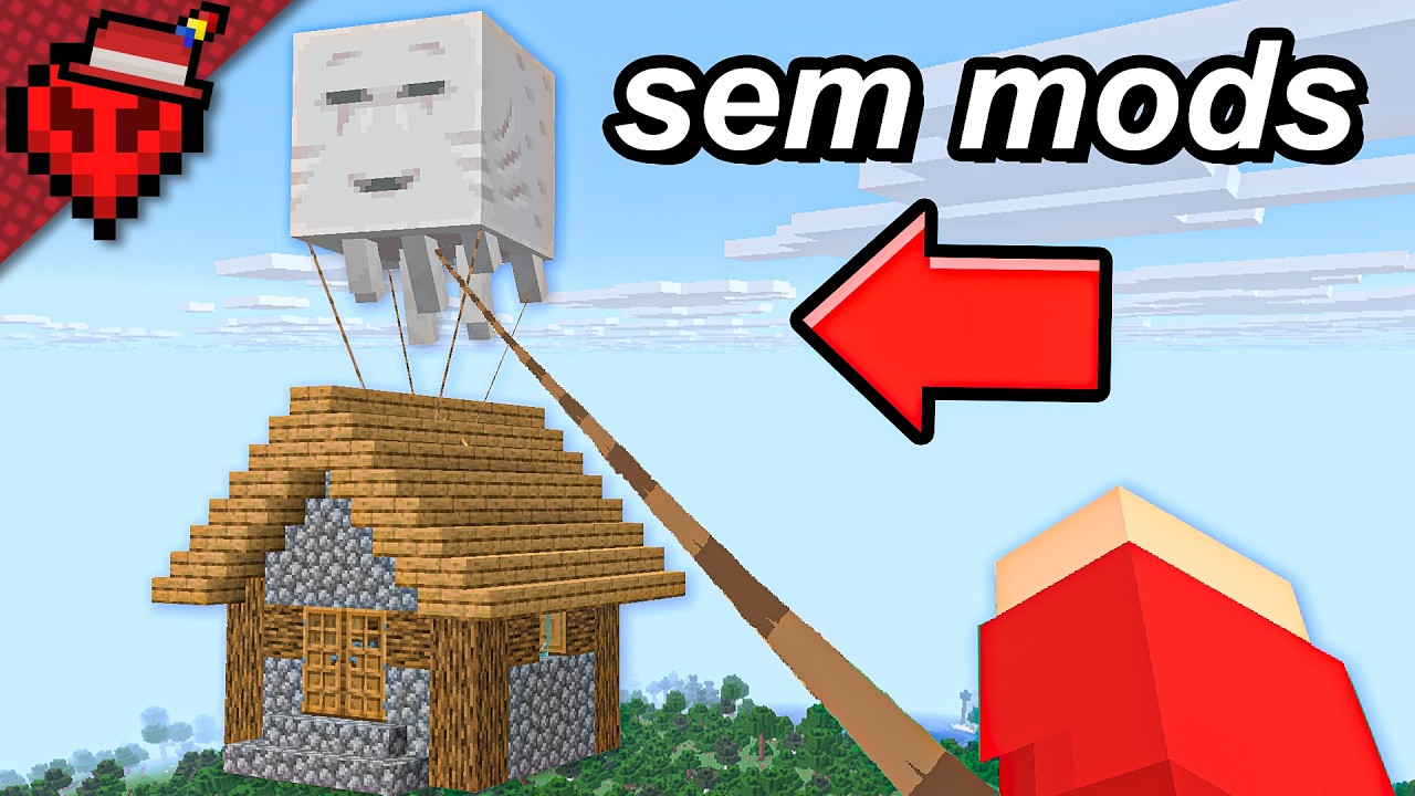 BASE VOADORA COM GHAST FELIZ NO HARDCORE