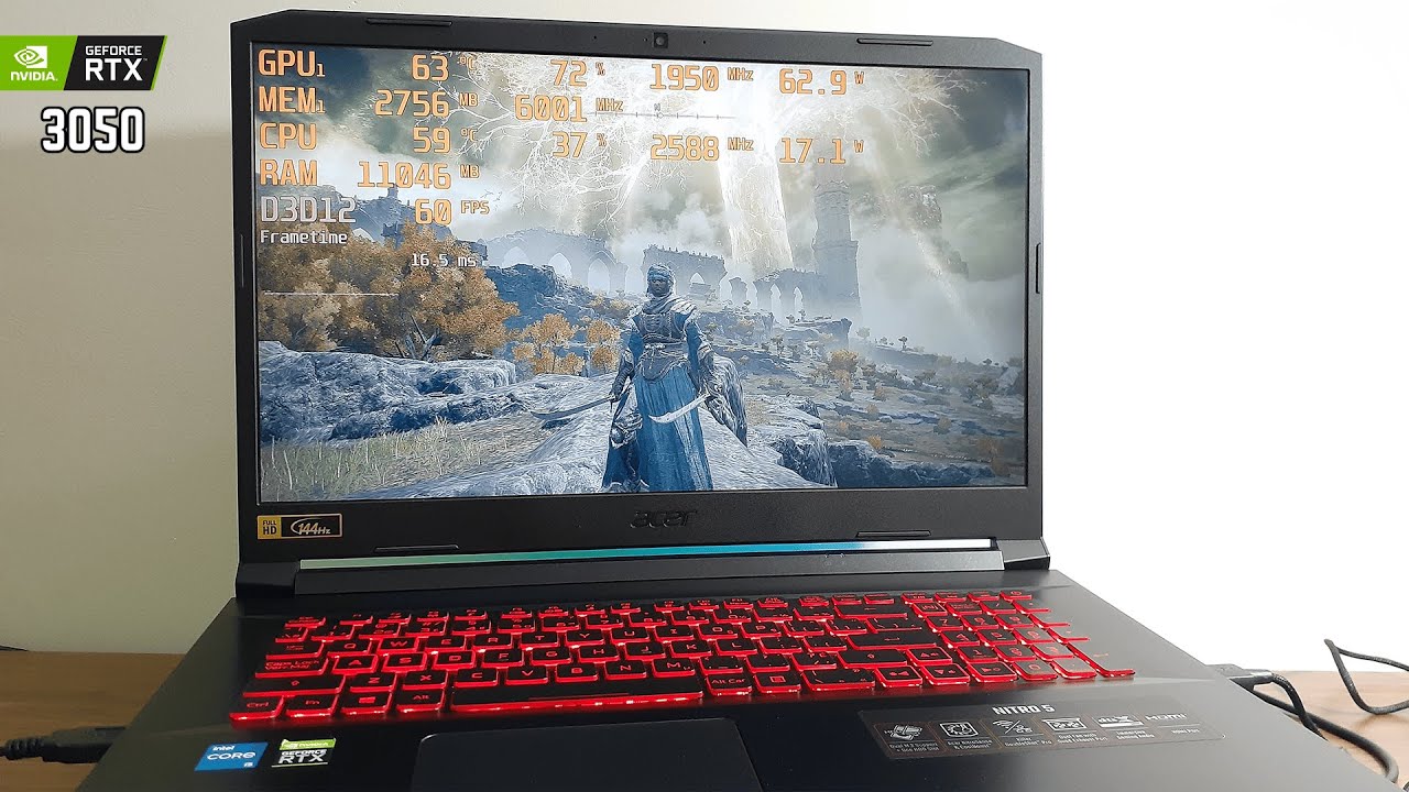Elden Ring - Acer Nitro 5 - RTX 3050 - Laptop + Best Settings (2025)