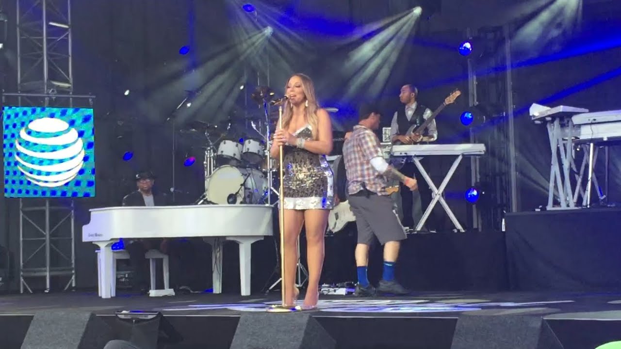 Mariah Carey performing 