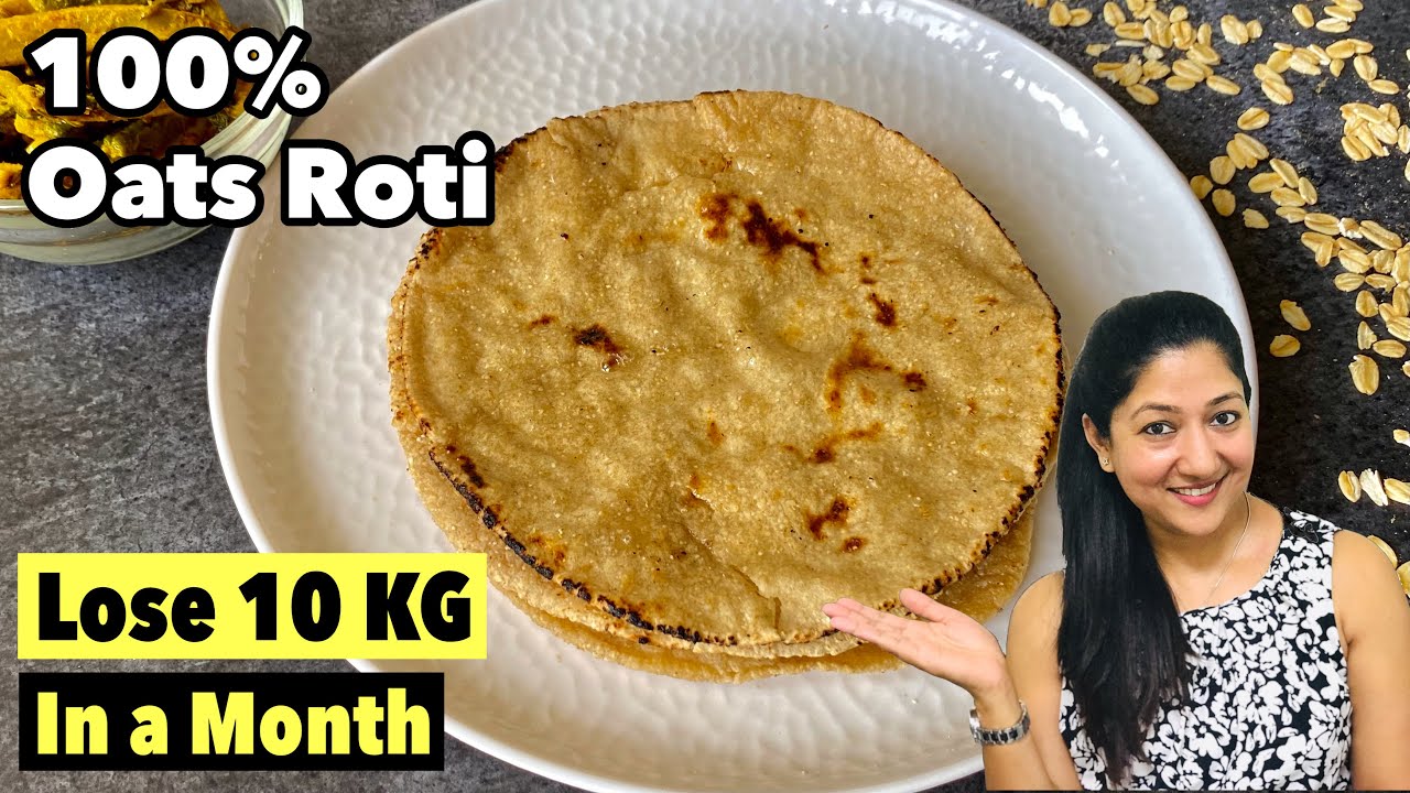 Овсяные лепёшки роти для похудения | Похудейте на 10 кг за месяц с 100% овсяными лепешками роти |...