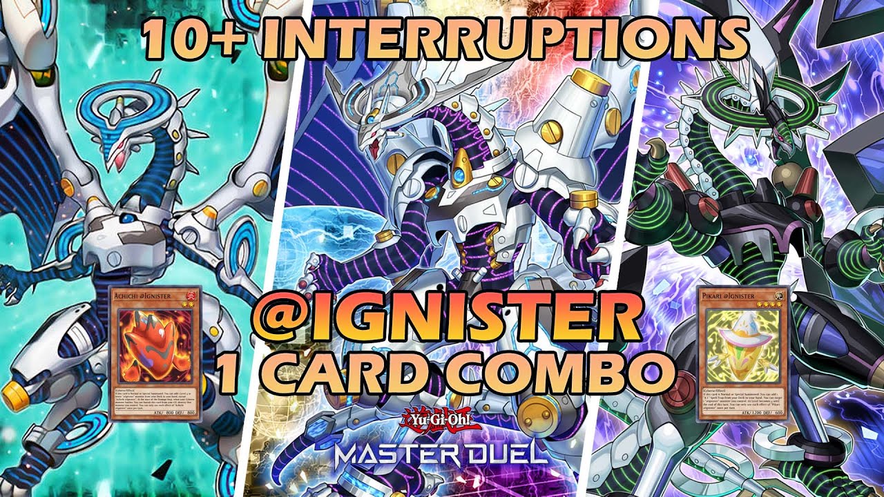 @IGNISTER MATHMECH 1 CARD COMBO 10+ INTERRUPTIONS + UNAFFECTED SINGULARITY IN YUGIOH MASTER DUEL