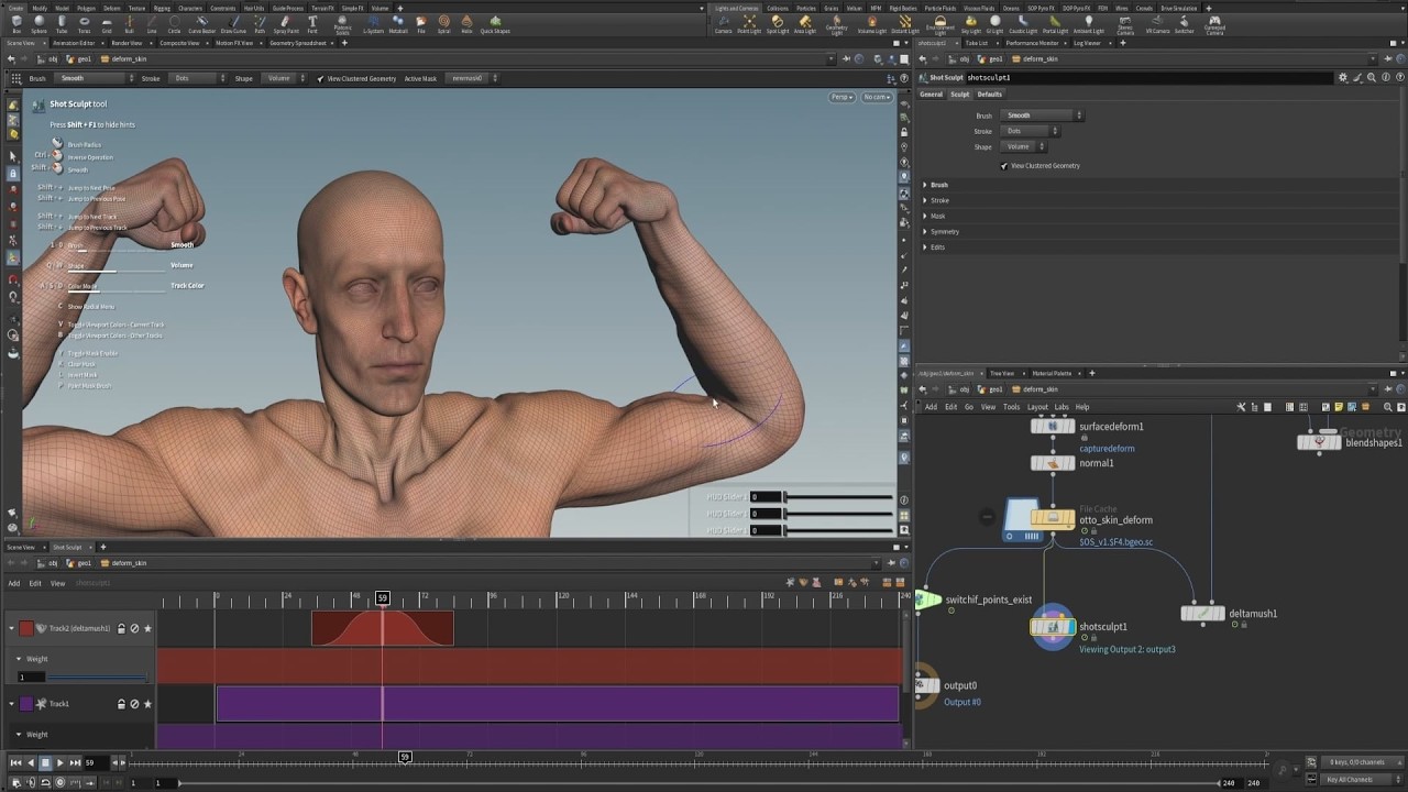 Мастер-класс Muscles H21 20 | Shot Sculpt