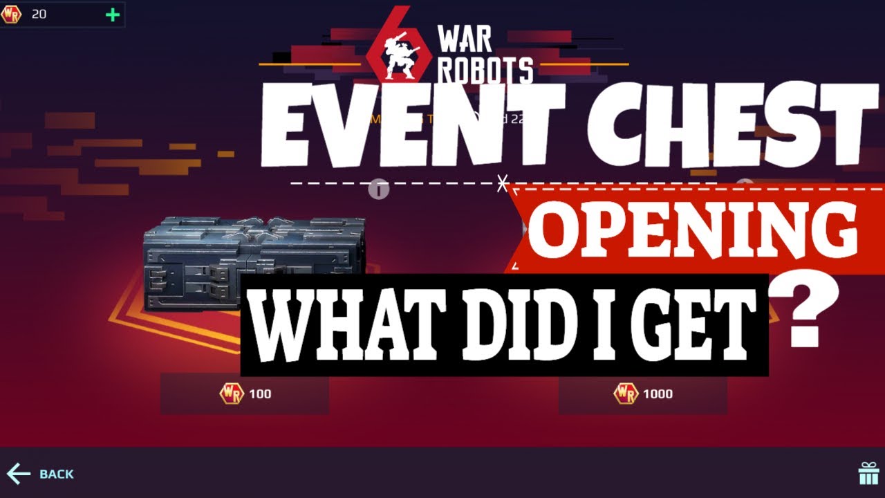🔴 War Robots | NEW EVENT CHEST OPENING | WHAT DID I GET? | BONUS FFA GAME PLAY