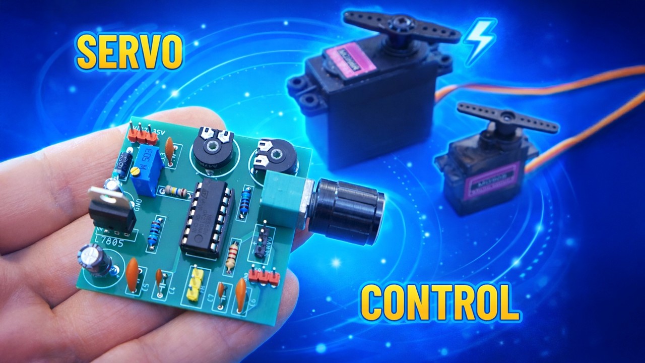 The Best Circuit I've Ever Made... Limit-Adjustable Servo Controller.