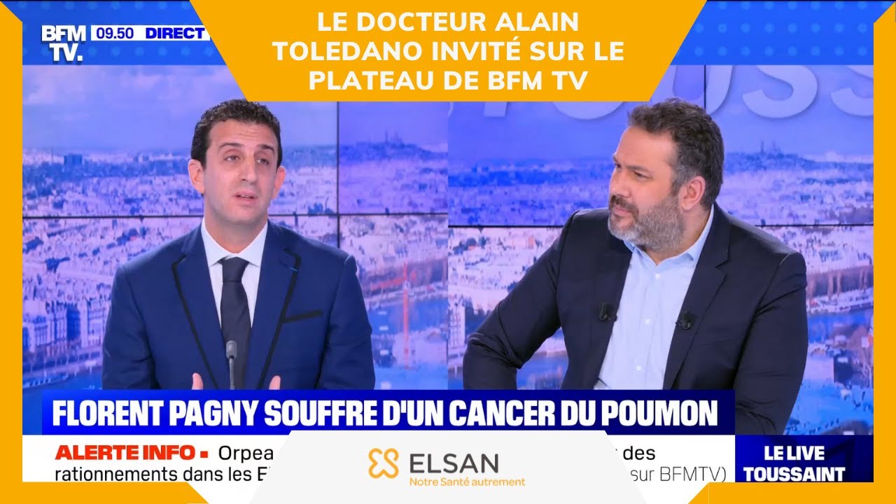 Traitement du cancer du poumon | Le Docteur Alain Toledano &eacute;tait l'invit&eacute; de BFM TV