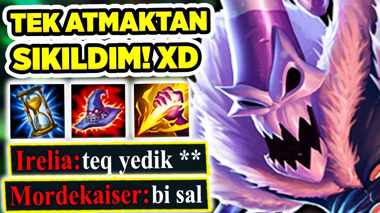 HER G&Uuml;N &Ccedil;EKERİM BARFİKS EN G&Uuml;&Ccedil;L&Uuml; JUNGLE FIDDLESTICKS!! TEK ATMAYI SANAT HALİNE GETİRDİK!!!