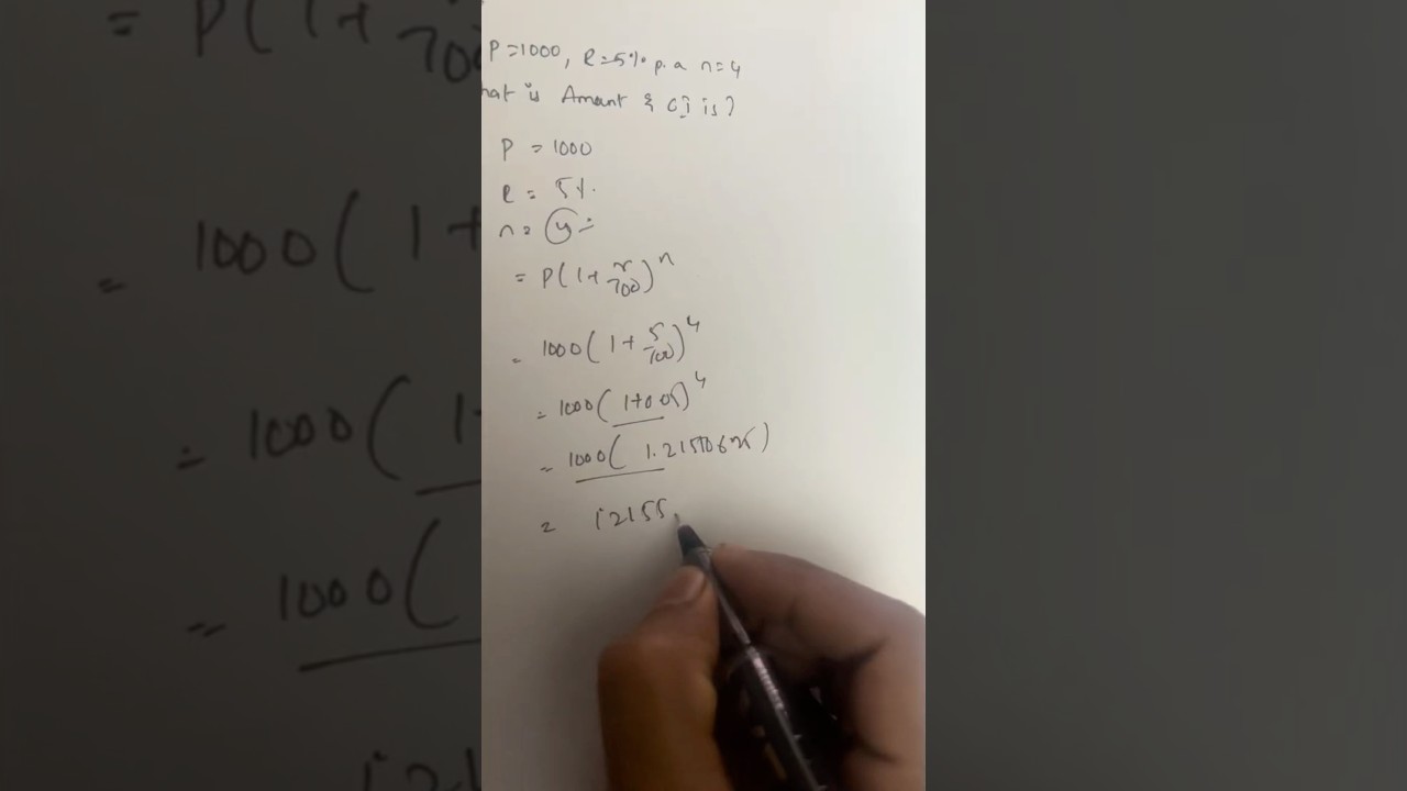 Compound interest doubts 1 