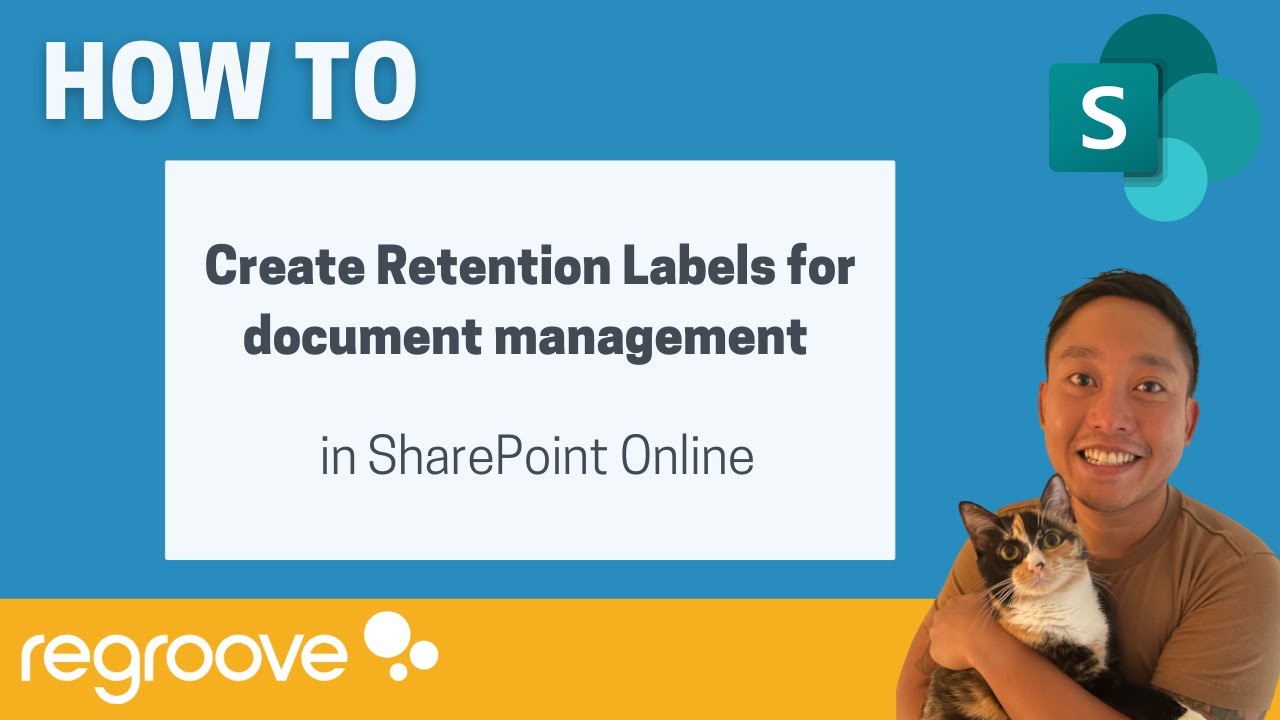 How to create retention labels for document management in SharePoint Online