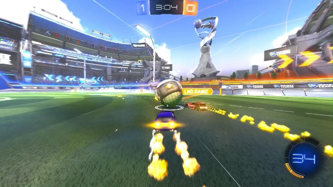 Ganhei de um oponente que sabia resets apenas usando noção de jogo #rlcompetitivo #rocketleague