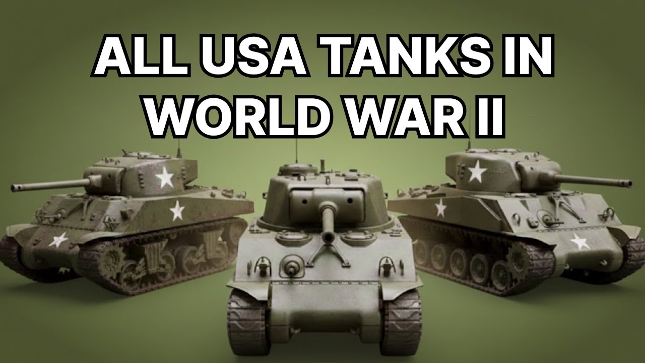 Evolution of U.S. Tanks in WWII | From Light Scouts to the M26 Pershing
