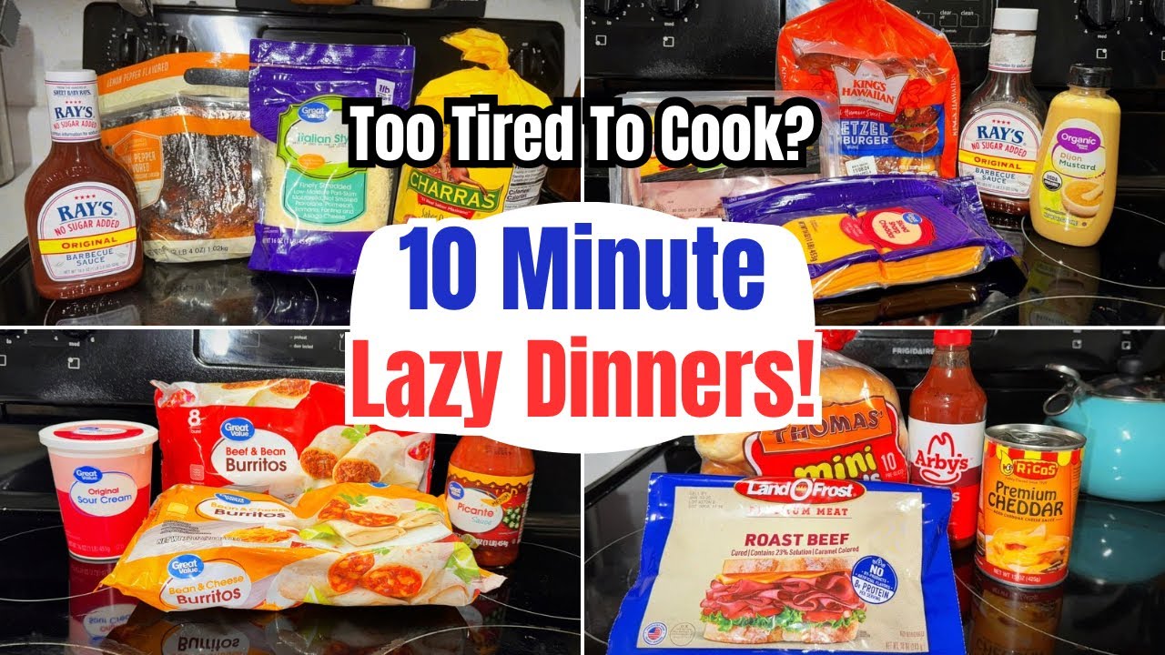 Delicious & Simple Busy Night Dinners Take Less Than 10 Minutes To Prepare