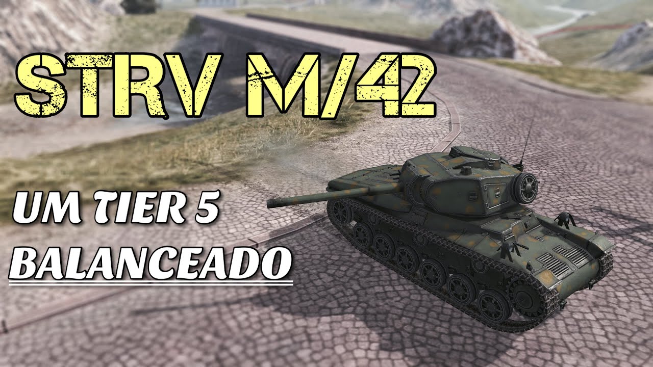 COMEÇANDO DO ZERO |15| Strv m/42 ME DEU ESPERANÇA, COMEÇOU A MELHORAR! | World of Tanks Blitz
