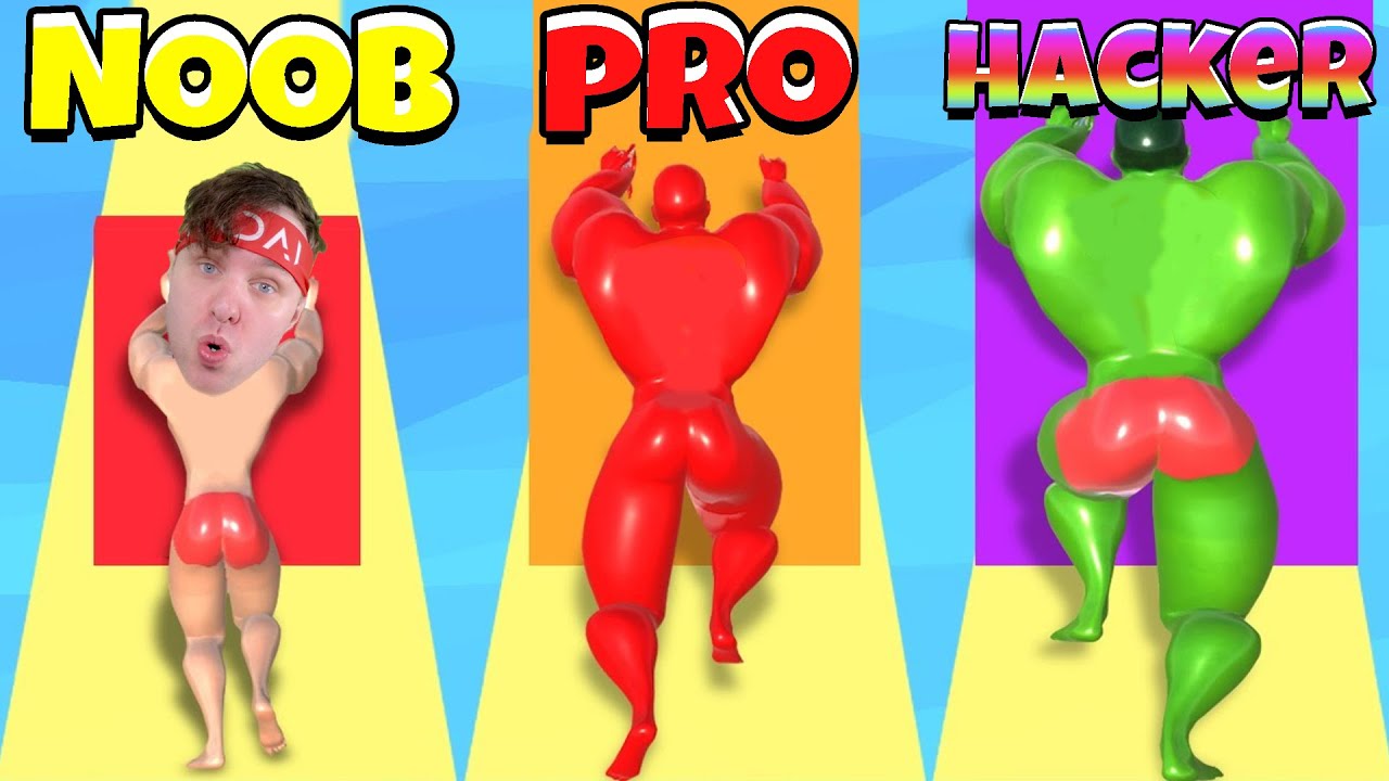 Kan Jag Bli DEN FETASTE i MUSCLE RACE 3D?! *NOOB vs HACKER*