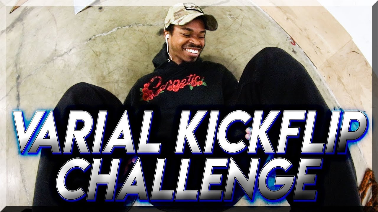 Most INSANE Varial Kickflip CHALLENGE?! Ft. Carlos & Nigel