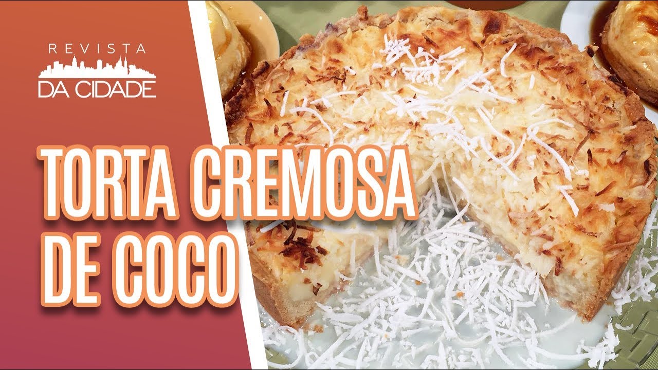 Torta Cremosa de Coco - Revista da Cidade (18/01/19)