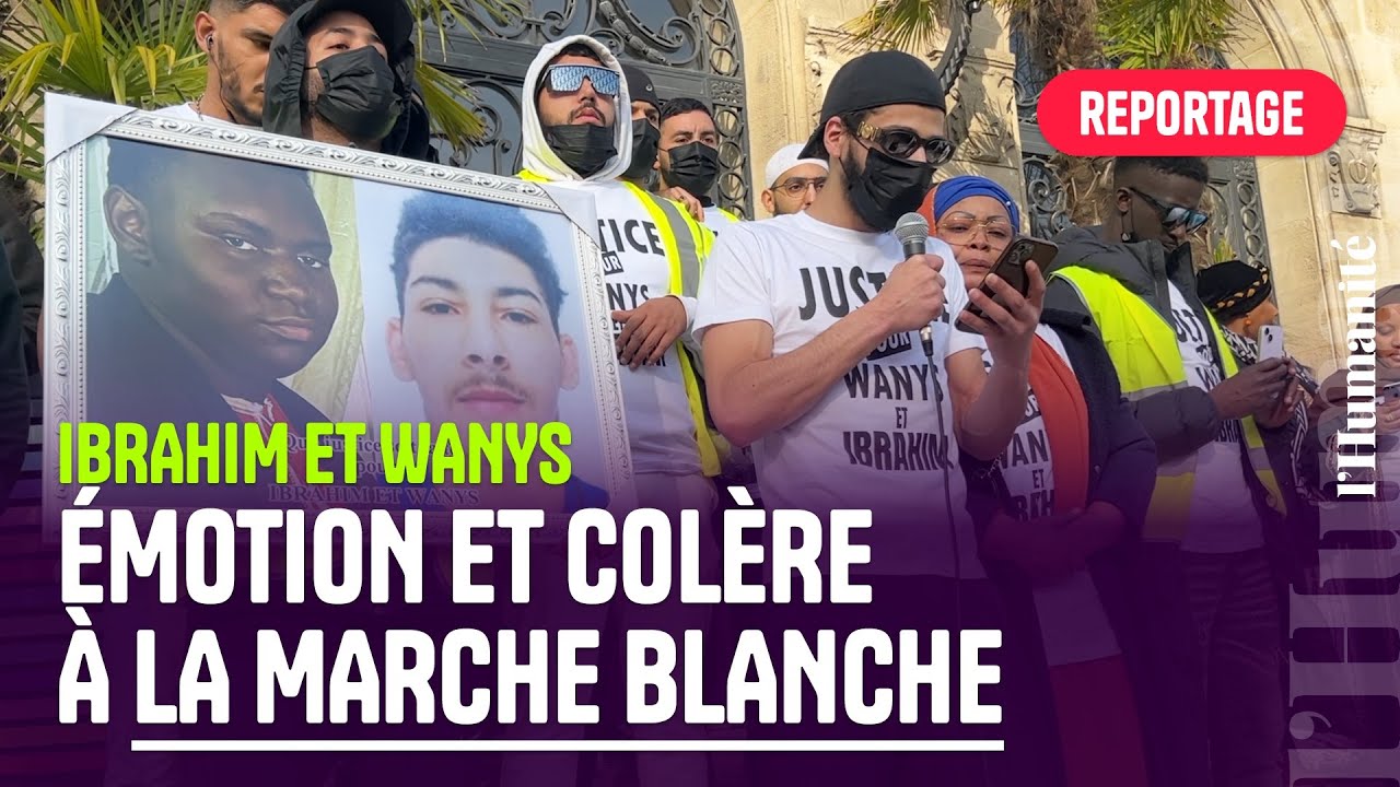 Mort de Wanys : dans la marche blanche en hommage aux jeunes percutés par la police