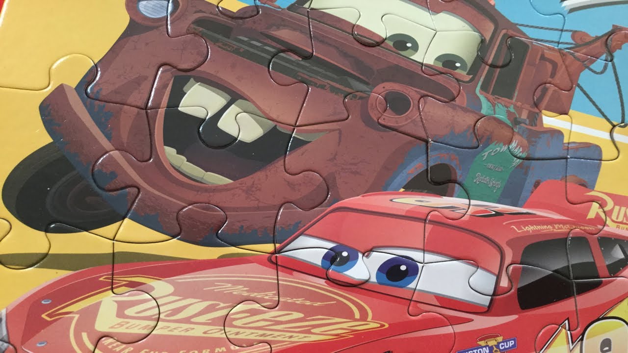 Cars 3 Puzzle Games Disney Pixar Cars 3 Lightning McQueen & Mater Rompecabezas De Play